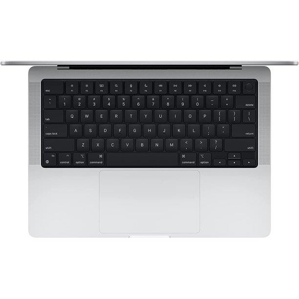 Apple MacBook Pro 14" Laptop (M1 Pro, 8 Core CPU, 14 Core GPU, 16GB RAM) (2021, 512GB SSD, Silver) (MKGR3LL/A) Bundle with Red Bag