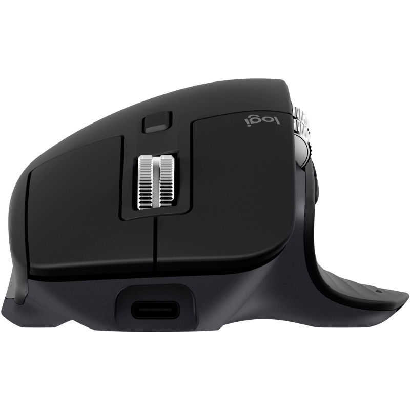 Logitech Master Series MX Master 3S Performance Wireless Mouse, Black