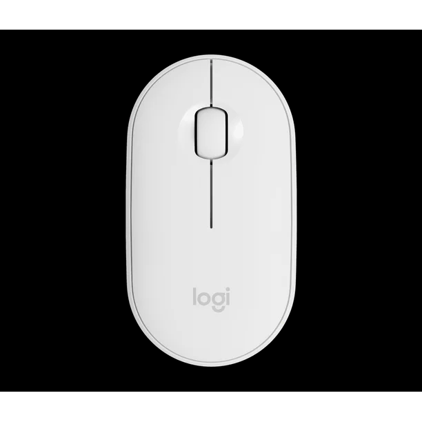 Logitech Pebble M350 Wireless Mouse, Off White