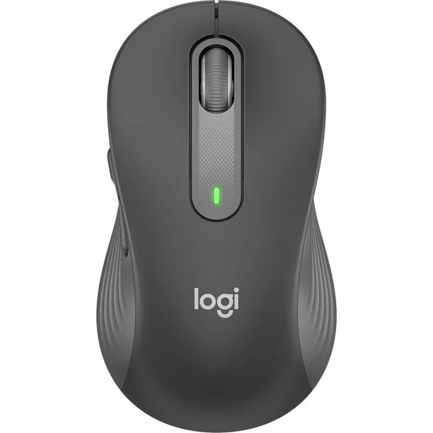 Logitech Signature M650L Wireless Mouse, Graphite