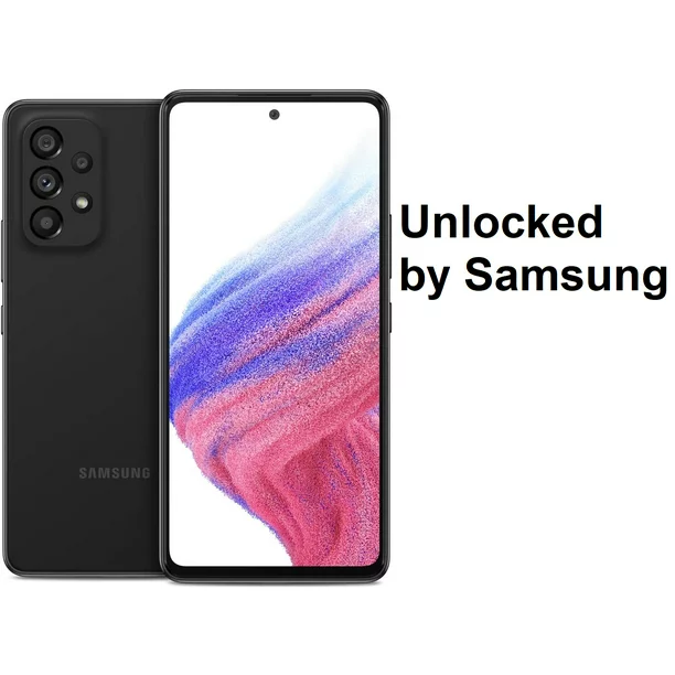 Samsung Galaxy A53 5G A536U 128GB GSM/CDMA Unlocked Android Smartphone (USA Variant) - Awesome Black