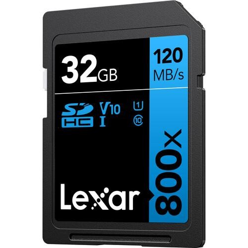 Tarjeta De Memoria Lexar 32gb Highperformance 800x Uhsi Sdhc